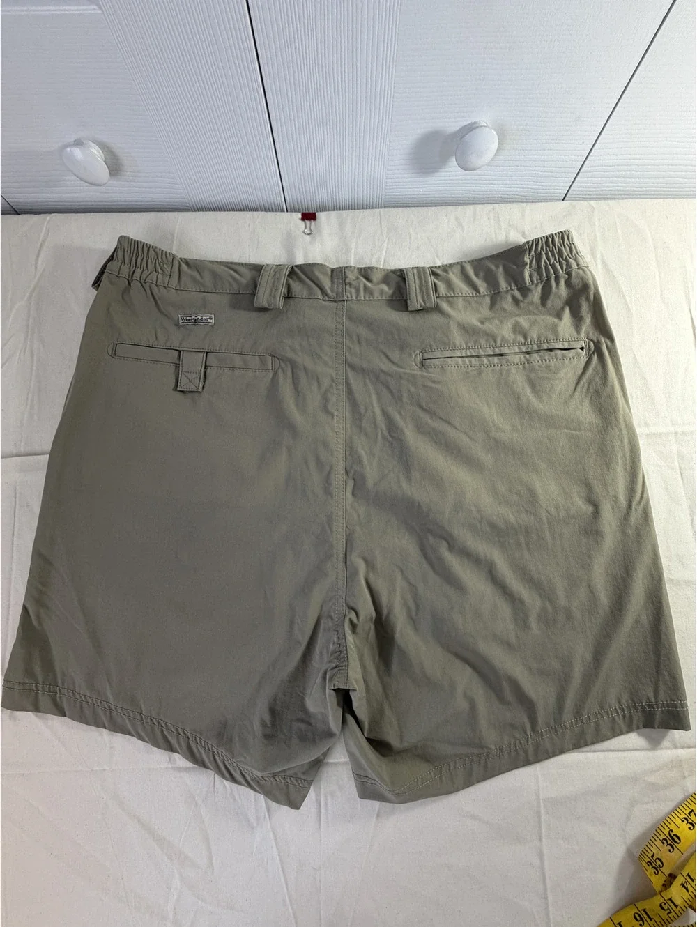 Lot of 3 Weekender‎ Brand Sportswear Mens Cargo Shorts 36 Khaki Nylon Spandex AJ
